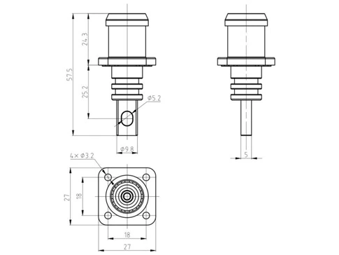 Детали ESC-HP120 разъема