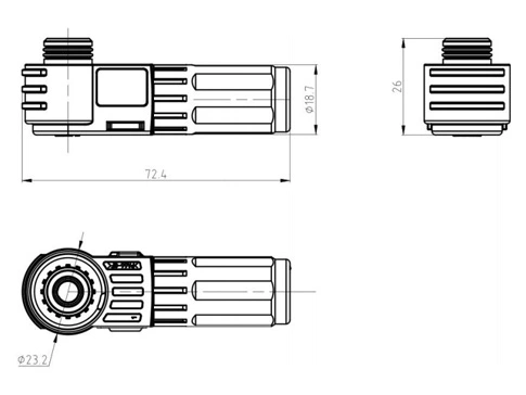 Детали ESC-HP120 разъема