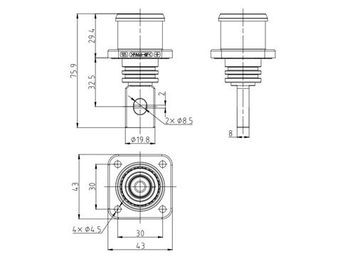 Детали ESC-HP400 разъема