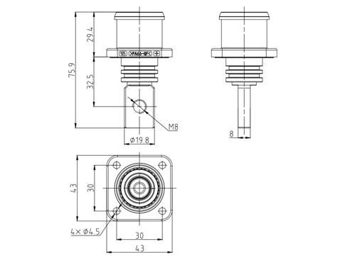 Детали ESC-HP400 разъема