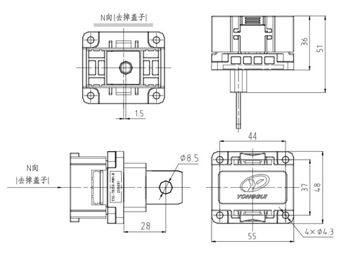 Детали ESC-TB350 разъема