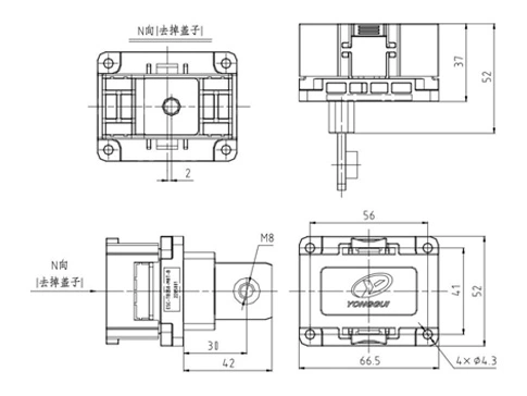 Детали ESC-TB350 разъема