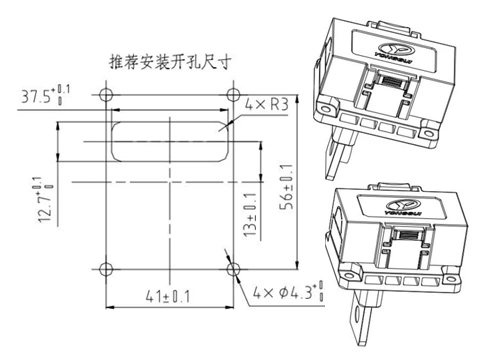 Детали ESC-TB350 разъема